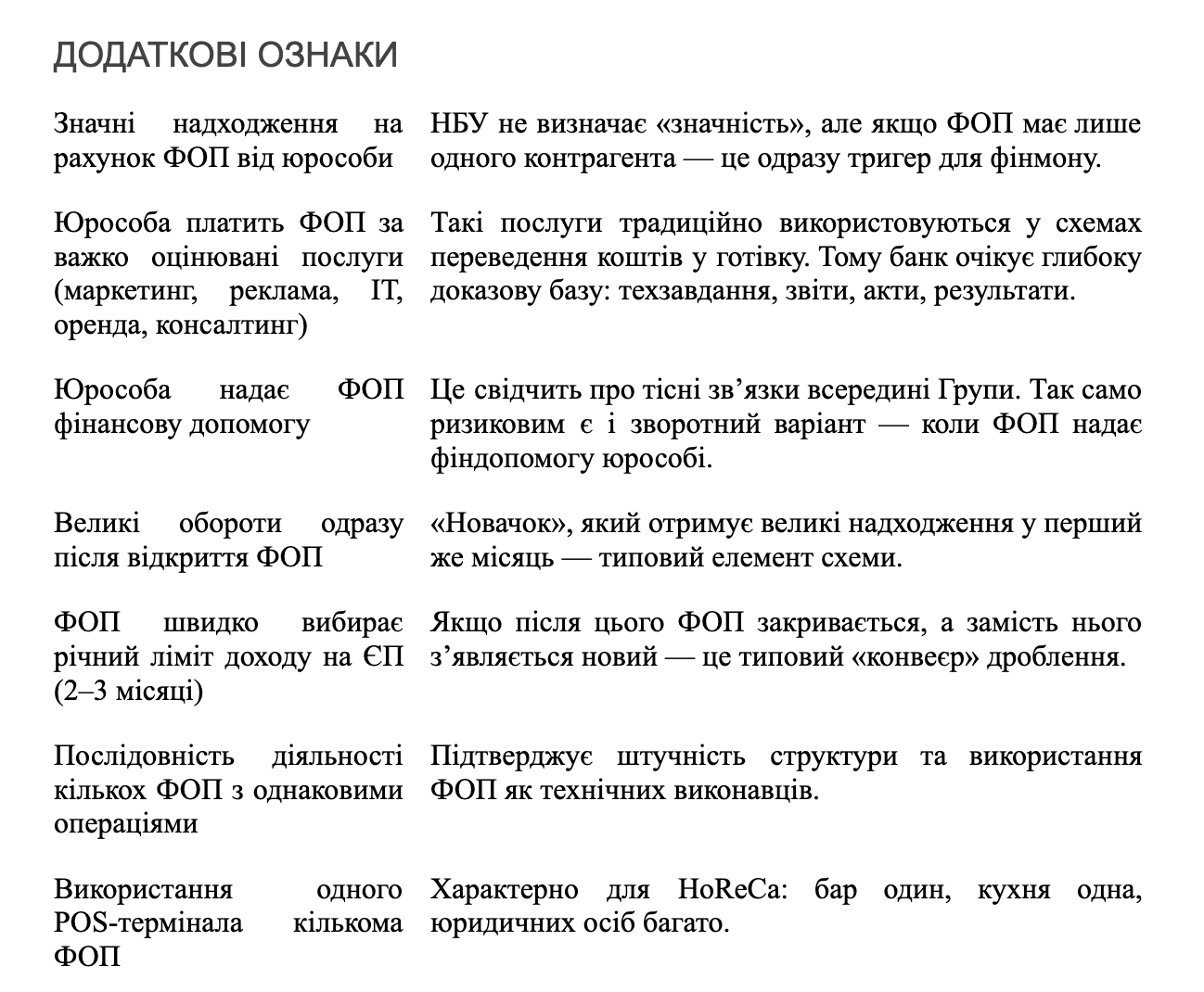 Ризики дроблення бізнесу за участю ФОП та нові вимоги фінмоніторингу фото
